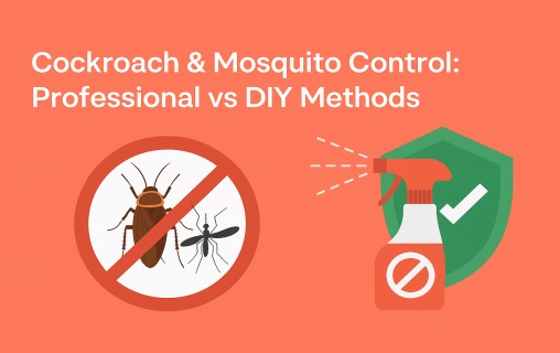 Cockroach & Mosquito Control: Professional vs DIY Methods